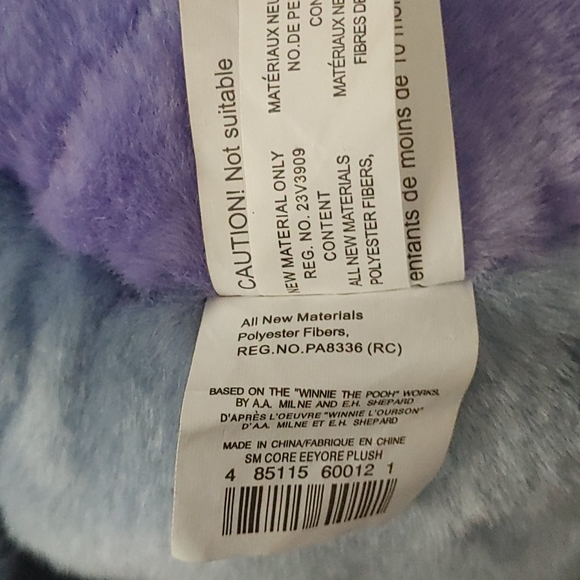 Disney Eeyore Plush with Detachable Tail - Picture 7 of 7